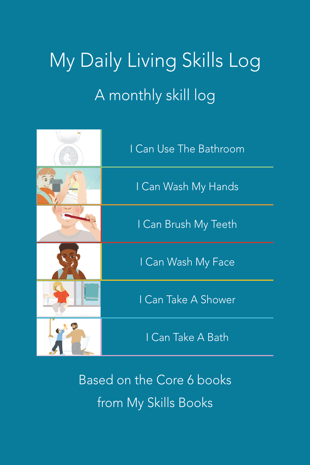 My Daily Living Skills Log | Book Journal